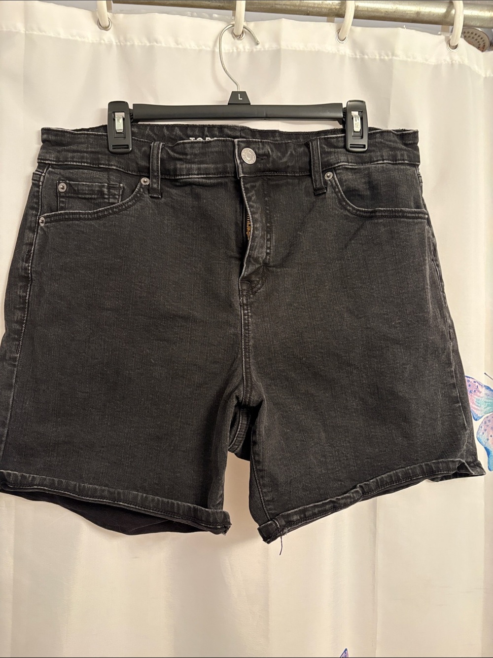 Torrid size 16 Black Denim High-Rise Women's Shorts